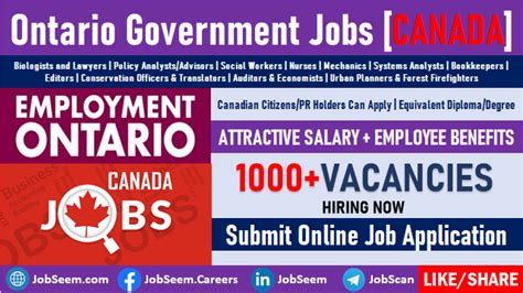 ontario jobs government